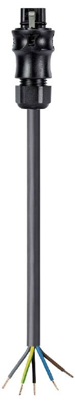 Wieland Electric 96.453.50D4.1 Csatlakozóvezeték Fekete