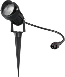 Sygonix SY-6612934 LED-es kerti lámpa LED LED 1 W Fekete