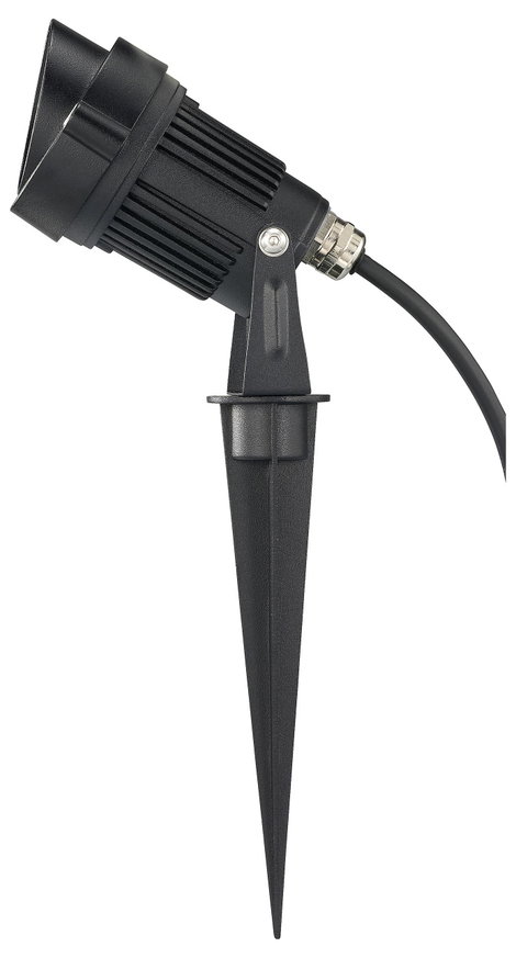 Sygonix SY-6612934 LED-es kerti lámpa LED LED 1 W Fekete 2. kép