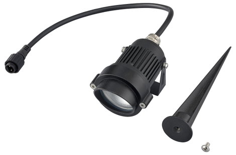 Sygonix SY-6612934 LED-es kerti lámpa LED LED 1 W Fekete 4. kép