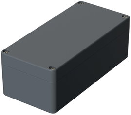 ROSE Systemtechnik 2081606 Ipari ház 160 x 75 x 56.5 x 129 Üvegszál erősítésű poliészter Mókusszürke