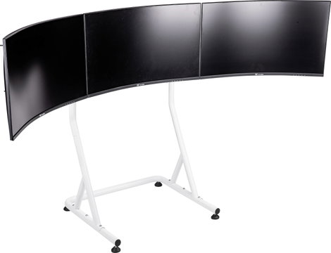 Thermaltake Monitor tartó Triple Monitor Stand for Cockpit White 3 Kijelző(k) 139,7 cm (55) Fehér