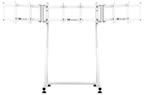 Thermaltake Monitor tartó Triple Monitor Stand for Cockpit White 3 Kijelző(k) 139,7 cm (55) Fehér 2. kép