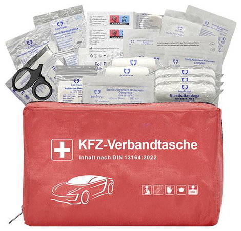 besTreat first aid kit Elsősegély táska Busz, Lakókocsik, Személygépkocsi, SUV (H x Sz x Ma) 130 x 2