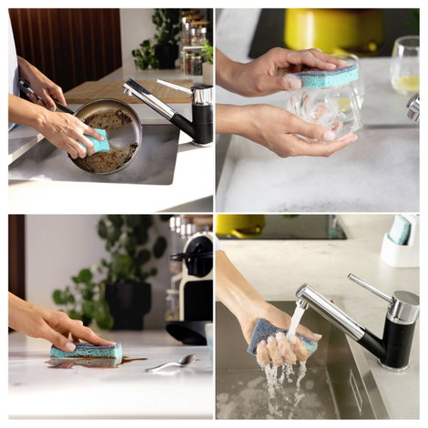 PRO CLEAN viszkóz edénytisztító szivacsok (2 db-os csomag) Vileda PRO CLEAN Viskose Topfreiniger 2er 2. kép
