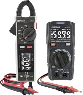 VOLTCRAFT VC-23+VC-331 Kézi multiméter digitális CAT III 600 V Kijelző (digitek): 6000