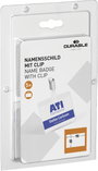 Durable 861219 Névtábla (Sz x Ma) 90 mm x 60 mm Csíptető 5 db bélyegkép