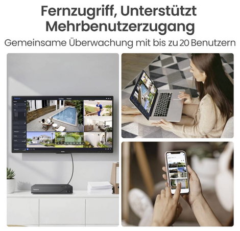 Reolink NVS8-5MB4 NVS8-5MB4 Vezetékes, WLAN IP-Távfelügyeleti készlet2880 x 1616 pixel 8. kép