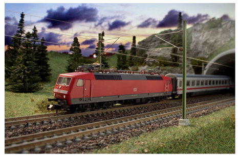 MiniTrix Hobby T16024 N Hobby BR 120 villanymozdony 2. kép