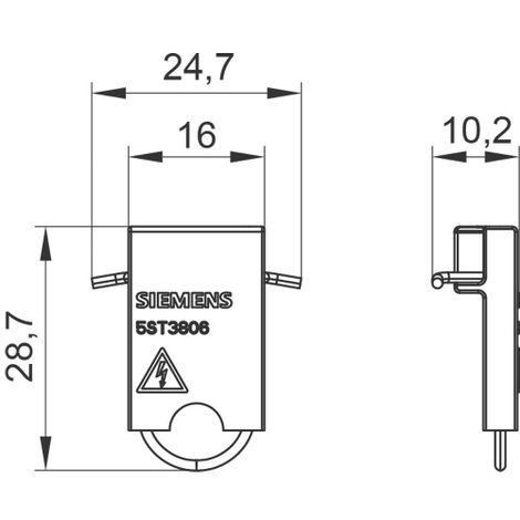 Siemens 5ST3806 5ST3806 Zárószerkezet 2. kép