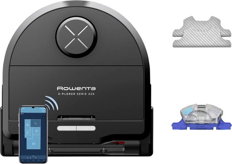 Rowenta X-PLORER Porszívó robot Fekete