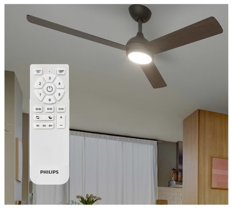 Philips LED Civx Mennyezeti ventilátor 32 W Távirányítóval, Dimmelhető 8. kép