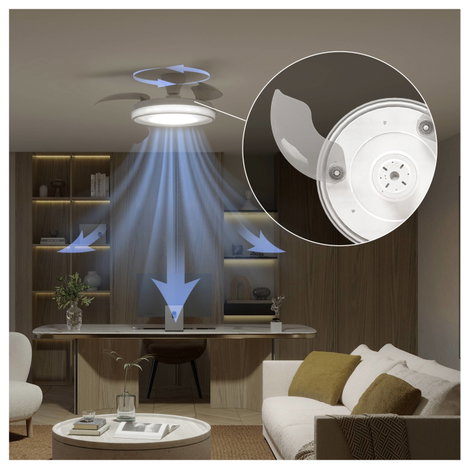 Philips LED Bliss Mennyezeti ventilátor 28 W Távirányítóval, Dimmelhető 3. kép