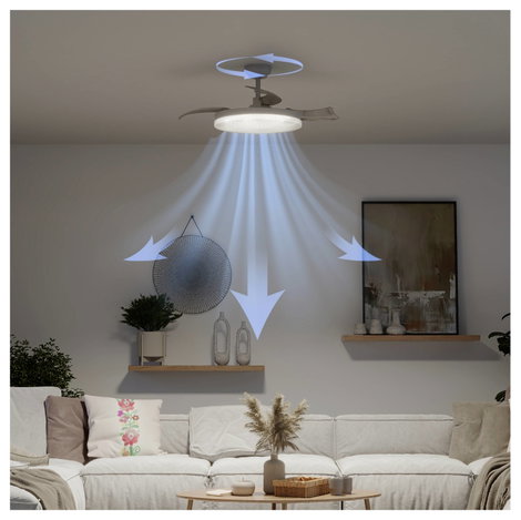 Philips LED Solr Mennyezeti ventilátor 32 W Távirányítóval, Dimmelhető 3. kép