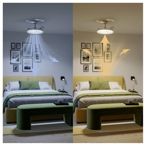 Philips LED Solr Mennyezeti ventilátor 32 W Távirányítóval, Dimmelhető 5. kép