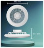 Philips LED Amigo Mennyezeti ventilátor 40 W Távirányítóval, Dimmelhető 9. bélyegkép