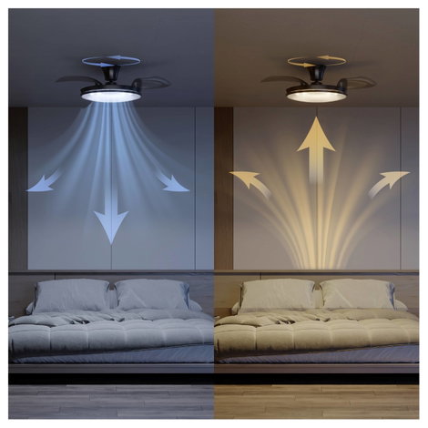 Philips LED Atlas Mennyezeti ventilátor 28 W Távirányítóval, Dimmelhető 5. kép