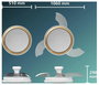 Philips LED Bliss Mennyezeti ventilátor 28 W Távirányítóval, Dimmelhető 9. bélyegkép