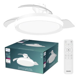 Philips LED Bliss Mennyezeti ventilátor 28 W Távirányítóval, Dimmelhető
