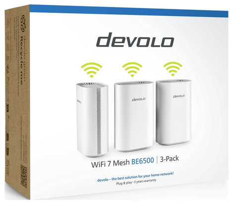 Devolo WiFi 7 hatótávnövelő Mesh BE6500 07305 WLAN, LAN 6.5 GBit/s Mesh-képes, WiFi 7, App támogatás 5. kép