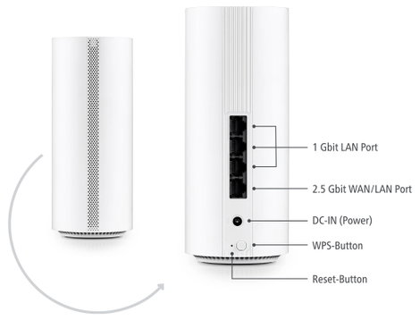 Devolo WiFi 7 hatótávnövelő Mesh BE6500 07305 WLAN, LAN 6.5 GBit/s Mesh-képes, WiFi 7, App támogatás 8. kép