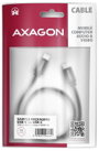AXAGON USB C kábel USB 3.2 Gen1 USB-C® dugó 1.5 m Fekete aranyozott érintkező BUCM3-CM15AB 3. bélyegkép