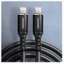 AXAGON USB C kábel USB 2.0 USB-C® dugó 3 m Fekete BUCM-CM30AB 2. bélyegkép