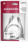 AXAGON USB C kábel USB 2.0 USB-C® dugó 3 m Fekete BUCM-CM30AB 3. bélyegkép