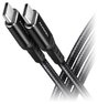 AXAGON USB C kábel USB 2.0 USB-C® dugó 2 m Fekete BUCM-CM20AB bélyegkép