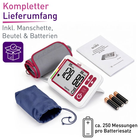 Scala SC 6750A 67501 Vérnyomásmérő Felkar 8. kép