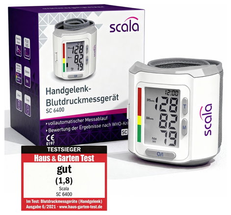 Scala SC 6400 2187 Vérnyomásmérő Csukló 2. kép