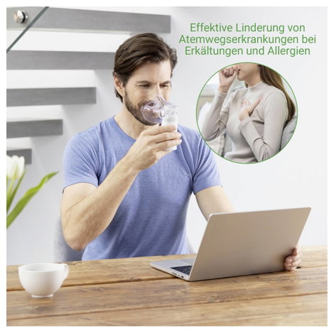 Medisana IN 515 tragbarer Ultraschallvernebler Inhalátor 4. kép
