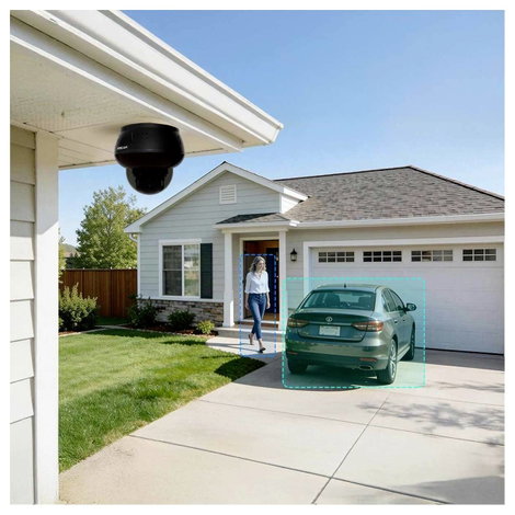Foscam D8ET black D8ET black Vezetékes IP Megfigyelő kamera 3840 x 2160 pixel 10. kép