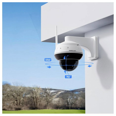 Foscam D8T white D8T white Vezeték nélküli, Vezetékes IP Megfigyelő kamera 3840 x 2160 pixel 8. kép