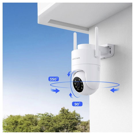 Foscam PD8 PD8 Vezeték nélküli, WLAN IP Megfigyelő kamera 3840 x 2160 pixel 15. kép