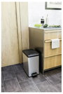 Curver DECO Bin 213300 Szemeteskuka 25 l (Sz x Ma x Mé) 250 x 450 x 420 mm Ezüst, Fekete 1 db 3. bélyegkép