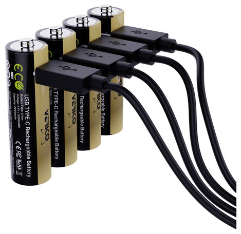 Verico LoopEnergy Pro AA3330 USB-C® akku Lítiumion 2220 mAh 1.5 V 4 db 3. kép