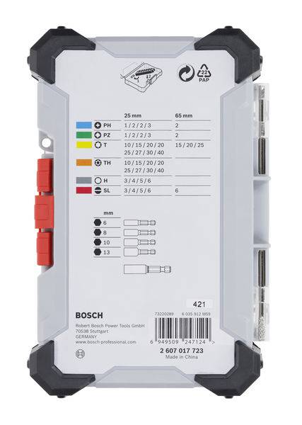 Bosch Accessories 2607017723 2607017723 Szerszámkészlet 4. kép