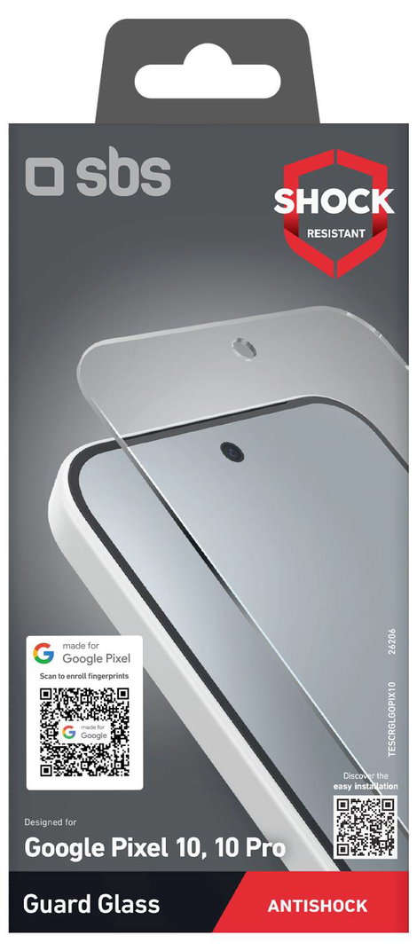 sbs mobile Kijelzővédő üveg Google Pixel 10/10 Pro 1 db TESCRGLGOPIX10 2. kép