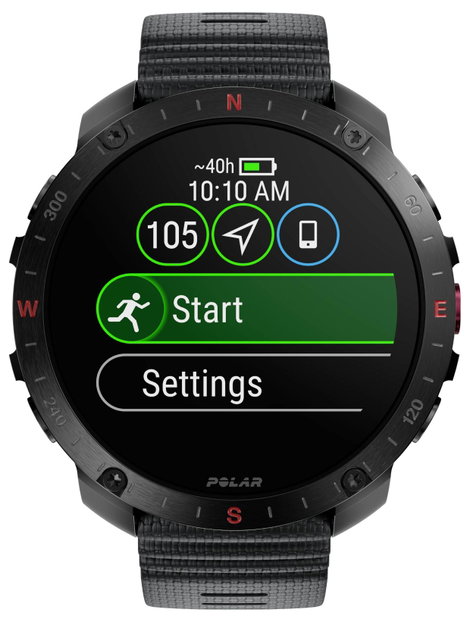 Polar Grit X2 Pro Sportóra Fekete 22. kép