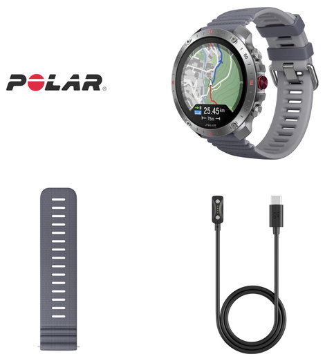 Polar Grit X2 Pro Sportóra Szürke 10. kép