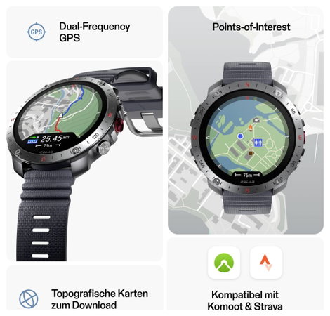 Polar Grit X2 Pro Sportóra Szürke 3. kép