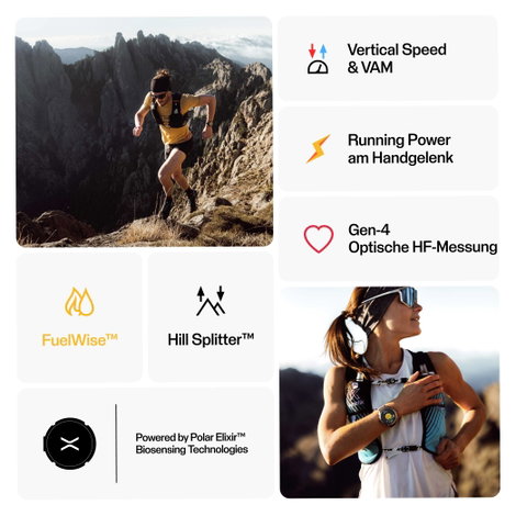 Polar Grit X2 Pro Sportóra Szürke 6. kép