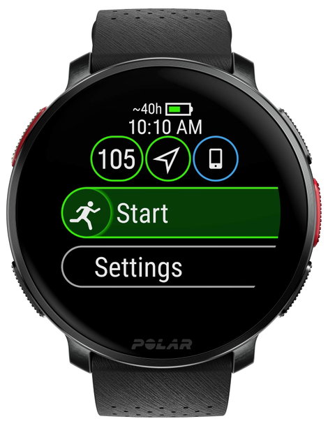 Polar Vantage V3 Sportóra Fekete 22. kép
