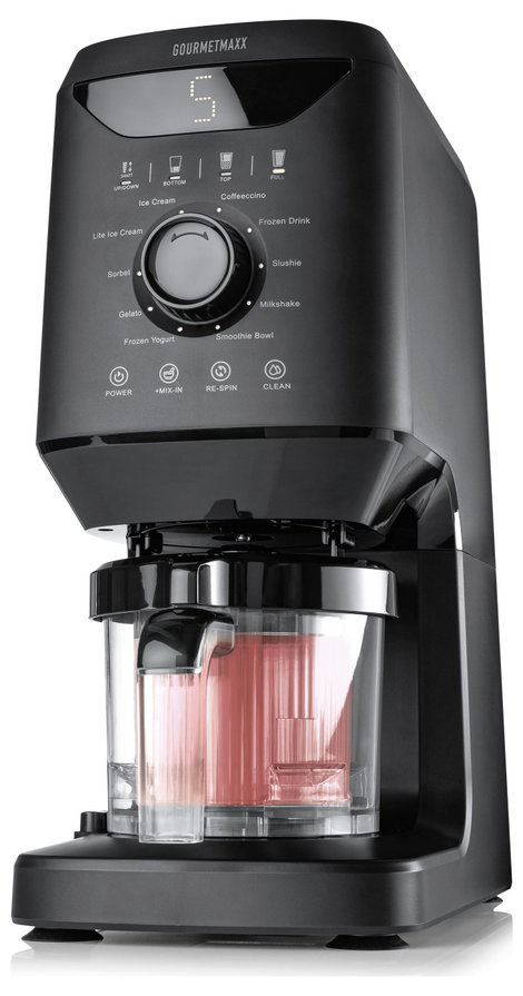 GourmetMaxx GOURMETmaxx Eismaschine 800W schwarz 2x 500ml Fagylaltkészítő 500 ml 2. kép