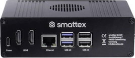 Smattex Raspberry Pi® 4 B 16 GB Házzal, Tápegységgel, Hűtőbordával, Noobs OS-sel