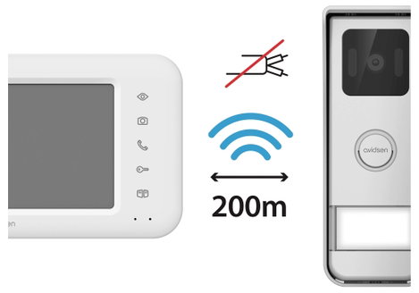 Avidsen Videó kaputelefon Kaputelefon modul, Monitor 2. kép