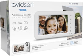 Avidsen Kétcsaládos készlet Vezetékes Kiegészítő monitor Fehér