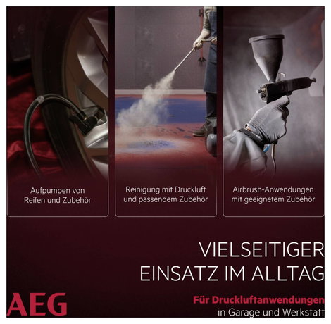 AEG AEG KL6 Sűrített levegős kompresszor 6 l 8 bar 9. kép
