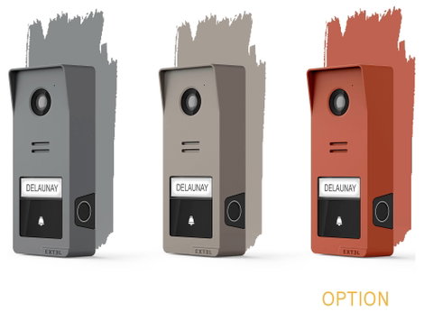 Extel Videó kaputelefon WLAN Kaputelefon modul, Monitor Antracit, Fekete 6. kép